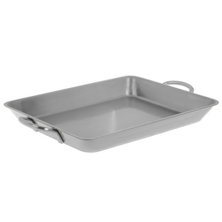

Hubert Colorscape 3-Ply Rectangular Satin Stainless Steel Pan - 14 1/4 L x 11 2/5 W x 1 1/2 H
