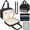 Black(letter), variant on Breastmilk Cooler Travel Bag, Wearable Breast Pump Storage Bag Compatible with Momcozy/Eufy/Elvie/Willow/Medela Breast Pump with Ice Pack and Waterproof Mat,Pink