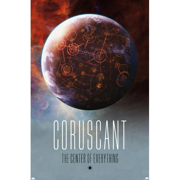 Star Wars: Coruscant - Visit Coruscant by Russell Walks 23 Wall Poster, 22.375" x 34"