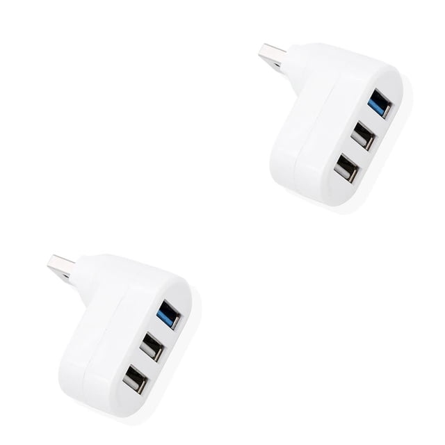 Hub USB Cateissary de 3 puertos divisor USB 3.0 multipuerto en bolsa 2Conjunto