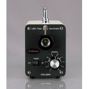 AmScope 20W LED Fiber Optic Dual Gooseneck Lights Microscope Illuminator New