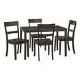 Beverly 5Piece Dining Set, Multiple Finishes