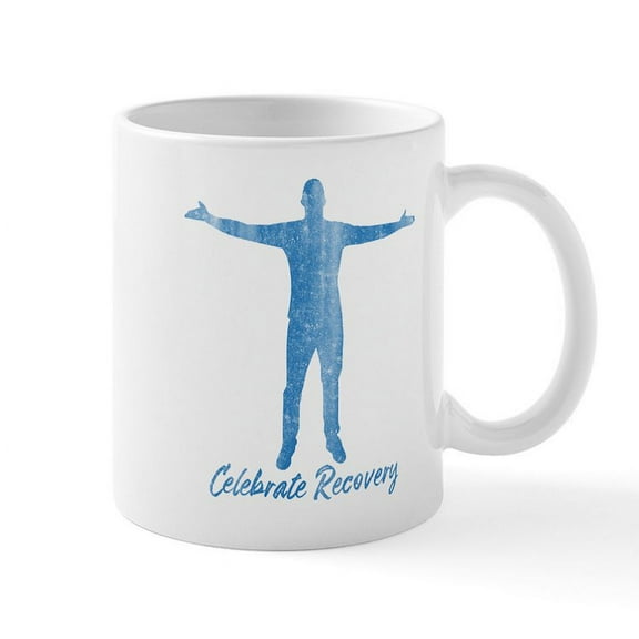 CafePress - Celebrate Recovery - 11 oz Ceramic Mug - Novelty Coffee Tea Cup