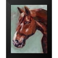 thumbnail image 2 of Parker, Jennifer Paxton 15x18 Black Modern Framed Museum Art Print Titled - Paint by Number Horse I, 2 of 5
