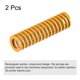 thumbnail image 3 of Troquel Resorte Unique Bargains 20mm OD 75mm Largo 2uds Amarillo Resortes de Compresión, 3 of 5