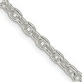 thumbnail image 6 of 925 Sterling Silver 3.5mm Cable Chain 24 Inch, 6 of 7