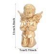 thumbnail image 3 of Desk Resin Angel Statue Crafts Cute Little European Living Room Home Decor Gift, 3 of 6
