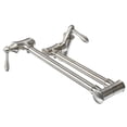 thumbnail image 2 of Delta Victorian Pot Filler Wall Mounted Faucet, Stainless Steel | 1177LF-SS, 2 of 5