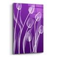 thumbnail image 2 of Epic Art 'X-ray Flowers Purple' by GraphINC, Acrylic Glass Wall Art, 16"x24", 2 of 8