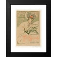 thumbnail image 2 of Charles Lapierre 11x14 Black Modern Framed Museum Art Print Titled - Poster for an Exhibition of the Salon Des Cent (1895), 2 of 5