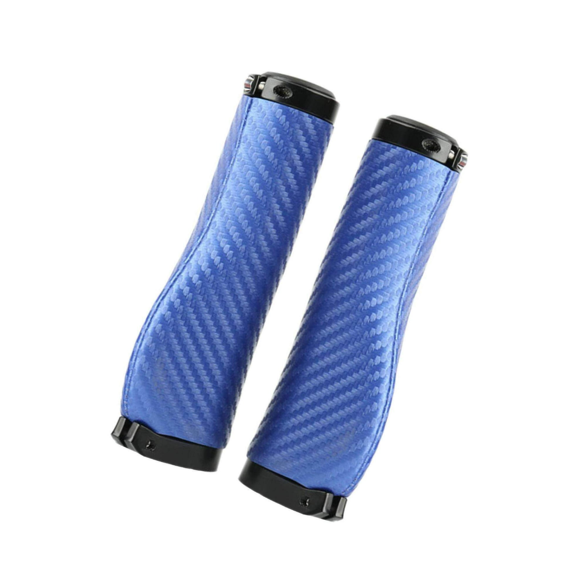 kurtrusly 2Pcs Universal Mountain Bike Handlebar Grips Bicycle Grips Long Blue Walmart