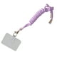 thumbnail image 2 of Cuerdas colgantes de nylon para teléfono móvil con tarjeta Cordones para el cuello desmontables Antipérdida Crossbody Collar Cordones Correa Accesorio para teléfono celular Púrpura Eigraketly EL022540-08, 2 of 6