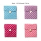 thumbnail image 4 of Yuarrent Chica moneda tampón titular cosmético punto sanitario organizador bolsa de almacenamiento maquillaje toalla artículos diversos bolsa Almacenamiento y organización del hogar Vino rojo, 4 of 6