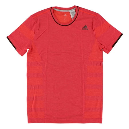Adidas Mens Adistar Wool Primeknit Tee Red L