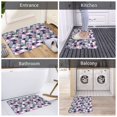 thumbnail image 3 of Plaid flamingo Door Mat for Indoor, Welcome Door Mats Front Entrance Rug, Non-Slip Bathroom kitchen Rugs for Inside Floor, Small Rug Dog Door Mat 20X31.5 Inch, 3 of 5