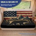thumbnail image 2 of HUISEFOR Mountain Bear RV Couch Covers for Sofa Bed 2 Piece Non-Slip Stretchable Jackknife Couch Slipcovers, 1 Backrest Cover & 1 Seat Cover, Pet Friendly & Wrinkle Free, 2 of 7