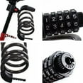 thumbnail image 6 of 5 Digit Combination Bike Lock Heavy Duty | Resettable Anti Theft Cable Lock for Bicycle, Electric Scooter, Motorcycle & Outdoor Use | 1.2M/4FT Flexible Security Chain Lock with Bike Mount, 6 of 6