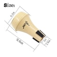 thumbnail image 4 of QualitChoice Practice Straight Mute Sourdine for Trumpet Accessory Color Wood, 4 of 6