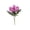 Purple, variant on Linnome Realistic Artificial Tulips 5 Head Cluster Faux Flowers for Weddings Parties Hotels Living Room Decor Photography Props 12.2in Red