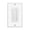 White, variant on Brush Wall Plate - Single Gang Cable Entry Access Brush Bristles Style Strap Opening Port Insert Socket Wiring Plug Jack Decorative Face Cover Outlet Mount Panel (White)