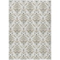 thumbnail image 2 of Addison Rugs Chantille Indoor/Outdoor Traditional Damask Ivory Machine Washable Rectangle Rug, 8' x 10', 2 of 8