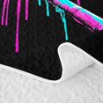 thumbnail image 5 of Homewish Neon Baseball Bats Quilt Full, Sport Full Bedspread Sets for Boys and Girls, 3-Piece, 1 Comforter and 2 Pillowcases, 5 of 7