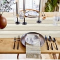 thumbnail image 6 of Table Runners 13X90 Inches Long, Ivory White Beige,Cotton Linen Farmhouse Retro Rustic Barn Wood Texture Tablecloths Non-Slip Party Table Decorations for Kitchen,Home,Dining,Outdoor,, 6 of 6