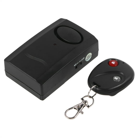 Viveous Portable Motorcycle Motorbike Scooter Anti-theft Security Alarm with Remote Controller (Black)