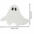 thumbnail image 3 of WRXMIJNHGSA Carpet Under $10 Halloween Theme Carpet Imitation Carpet White Bathroom Rugs Shaped Bath Mat So Small Cute Rug Gothic Room Decoration, 3 of 8