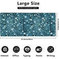 thumbnail image 2 of Japanese Cherry Blossom Extended Gaming Mouse Pad Large Desk Mat with Non-Slip Rubber Base and Stitched Edges,Keyboard Mouse Mat Desk Pad for Work,Game,Office,Home 35.4 * 15.7 Inch, 2 of 6