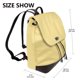 thumbnail image 2 of Fotbe Yellow Gingham Mochila Bolso con Estampado para Mujer, Mochila Antirrobo de Nylon Impermeable, Bolsa Ligera de Hombro, 2 of 4