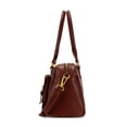 thumbnail image 6 of Wrangler Women Dome Top‑Handle Purse Medium Shoulder Handbag with Detachable Crossbody Strap, Dark Brown, 6 of 8