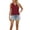 Wine, variant on LILIYA Cute Tank Tops for Women Soft Solid Color Summer Tank Tops for Women Adjustable Comfy V Neck Sleeveless Tee Camisole Vest Button Casual Henley Tops Shirts