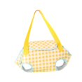 thumbnail image 2 of Bolsa de transporte para gatos, bolsa para mascotas, bolso de mano Cuadrícula amarilla, 2 of 9