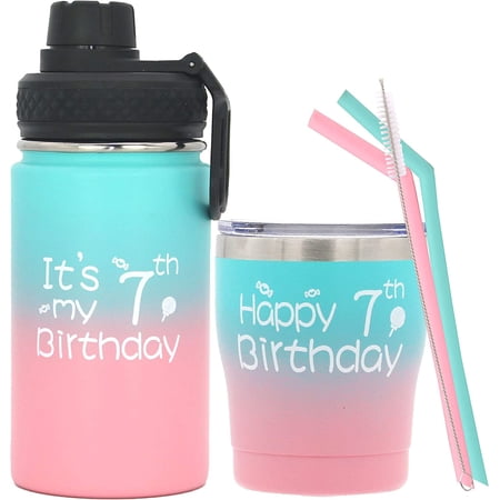 verymerrymakering s 7th birthday bundle: water bottle  gifts  and ideas for a happy 7 year old s celebration!