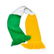 Green White Orange Irish Flag Acrylic Winter Scarf