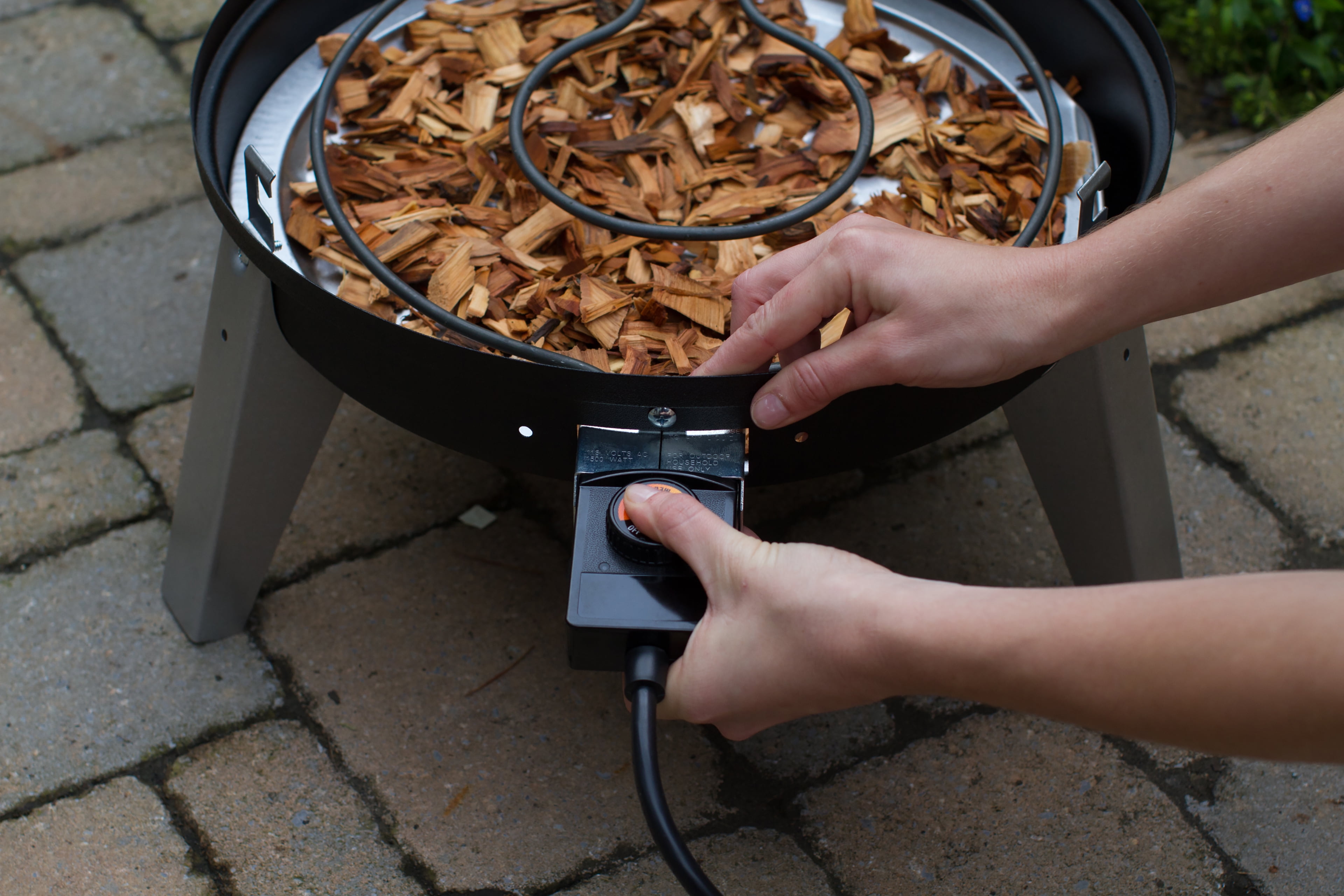 Americana 2-in-1 Electric Combination Water Smoker