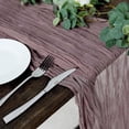 thumbnail image 5 of Balsa Circle 10 Feet Amethyst Cotton Cheesecloth Gauze Extra Table Runner Home Decorations, 5 of 8