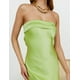 thumbnail image 4 of Vestido largo Realtix de seda satinada sin espalda para mujer, 4 of 6