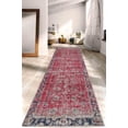 thumbnail image 4 of Red Rugs, Muted Rug, Faded Rug, Antique Style Rugs, Turkish Rug, Bedroom Rug, Office Decor Rug, Luxury Rug, Gift For Her, Step Rug, 3.3'x5' - 100x150 cm, 4 of 8