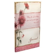 Christian Art Gifts Scripture Journal May The Lord Bless You Numbers 6:24 Bible Verse Pink Floral Inspirational Notebook,128 Ruled Pages Flexcover 5.5” x 8.5”