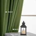 thumbnail image 6 of Multi-functional Velvet Back Tab Curtains, Rod Pocket & Pinch Pleat Design Light-Filtering & Thermal Insulation Ideal for Christmas, 4 Panels, 6 of 9
