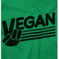 thumbnail image 2 of Vegan Peace Love Hippie Herbivore Hoodie Sweatshirt Women Men Brisco Brands S, 2 of 5
