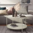 thumbnail image 2 of Simpli Home Monet Table Basse Industrielle 32 Pouces en Métal Crème, 2 of 7