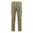 thumbnail image 4 of Men's Heavy-Duty Work Pants - Work Pants for Men Ripstop Cargo, Extra-Deep Pockets, Construction & Hiking Khaki S, 4 of 5
