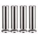 thumbnail image 1 of Patas de acero inoxidable para muebles de cocina, 4 unidades, 300 mm, redondas, alfombrilla de goma, seguras y silenciosas, 1 of 5