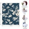 thumbnail image 4 of Pioneer Flower Floral Print Pattern Blanket,Comfortable Soft Lamb Wool Throw Blanket,All Season,Warm Lightweight Blankets for Sofa Bed Couch Living Room Chair,30"x40", 4 of 4