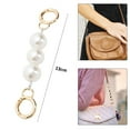 thumbnail image 2 of 2 extensores de cuentas con correa de cadena para bolso, bolso de hombro tipo bandolera, asa para bolso con cuentas de perlas de imitación, 2 of 5