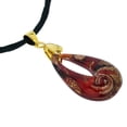thumbnail image 4 of GlassOfVenice Gemma Murano Glass Necklace and Earrings Set - Red, 4 of 8