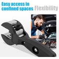 thumbnail image 4 of Ratchet Pipe Cutter, Copper Pipe Cutter, Adjustable Ratcheting Tubing Cutter 5/16" to 11/8", 2 in 1 Close Quarters Tube Compact Cutter, Ratchet-Type Pipe Cutting Tool for Copper, Aluminum, PVC Hoses, 4 of 8
